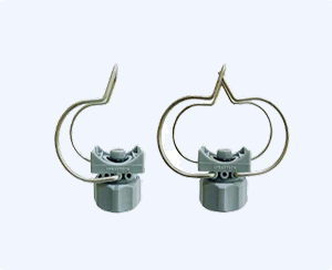 Хомуты с одной или двумя клипсами серии SB